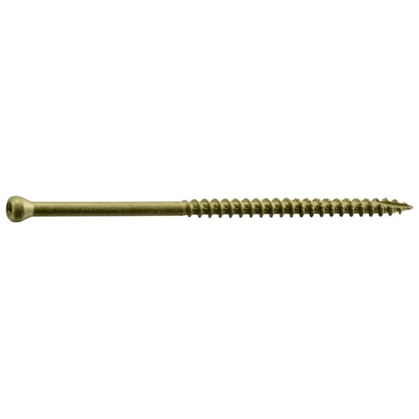 Saberdrive Deck Screw, #9 x 3 in, Steel, Trim Head, Torx Drive, 69 PK 52525